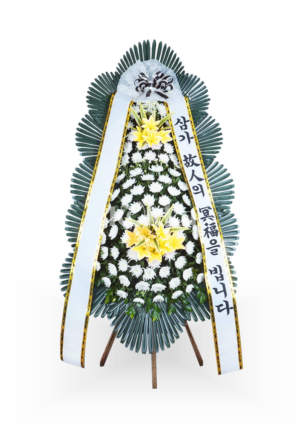 Fresh Condolence wreath (Deluxe)